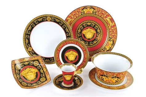 versace red medusa lided box|Versace Dinnerware Collection .